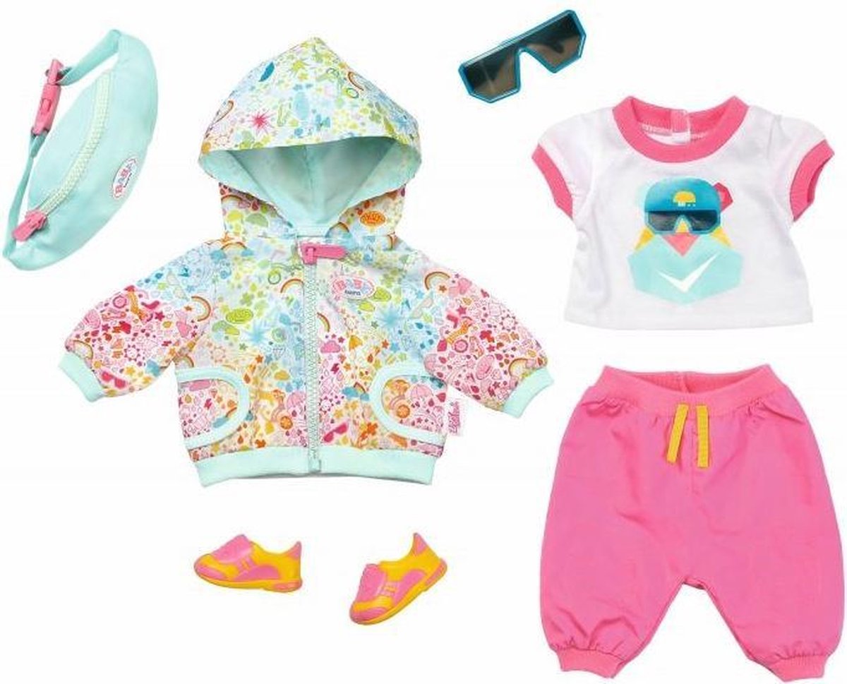 Baby Born Kledingset Voor Pop Tot 43 Cm Roze/turquoise 6-delig