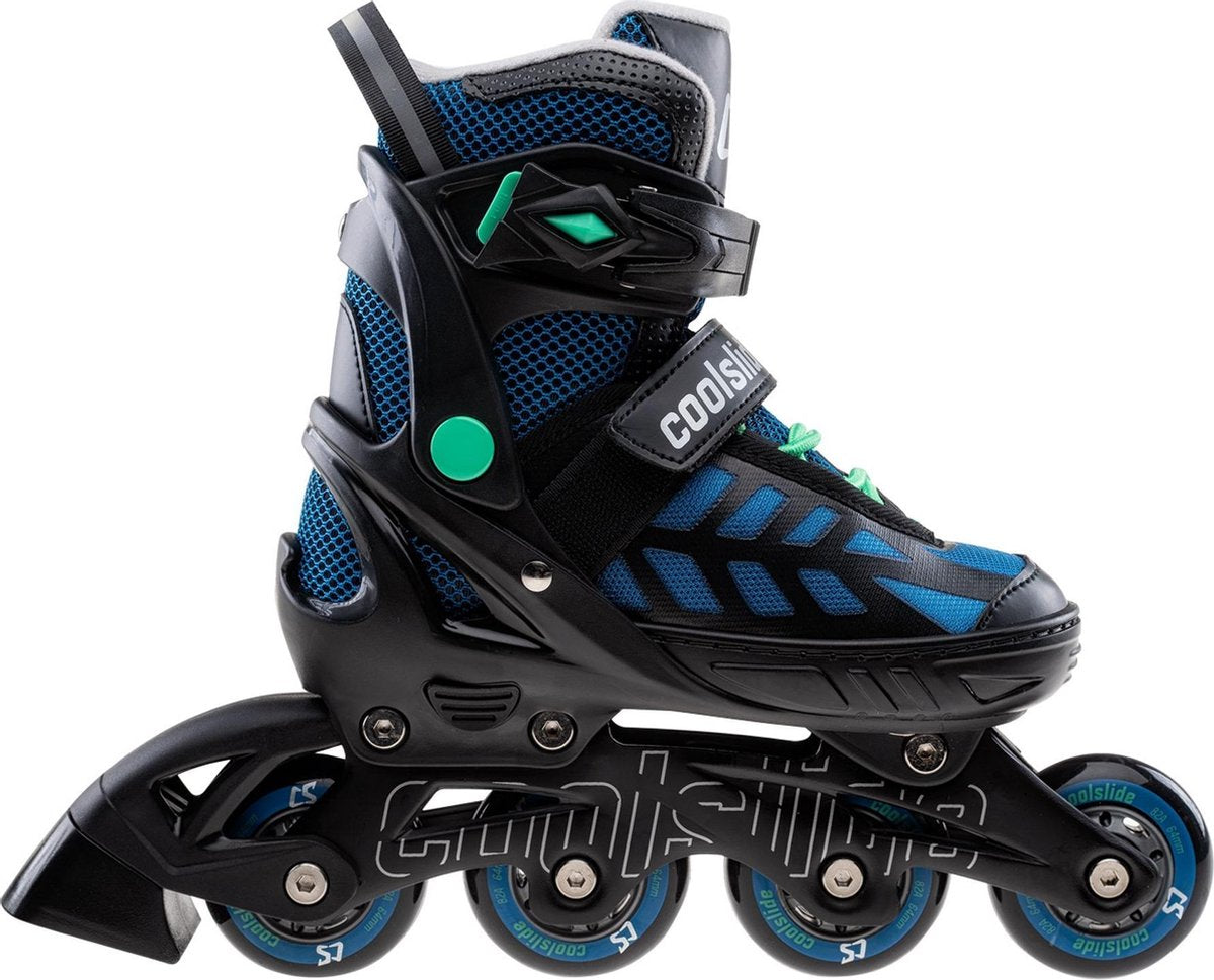 Coolslide Wonton Inline  Inlineskates - Maat 33-36 - UnisexKinderen en volwassenen - zwart/donker blauw