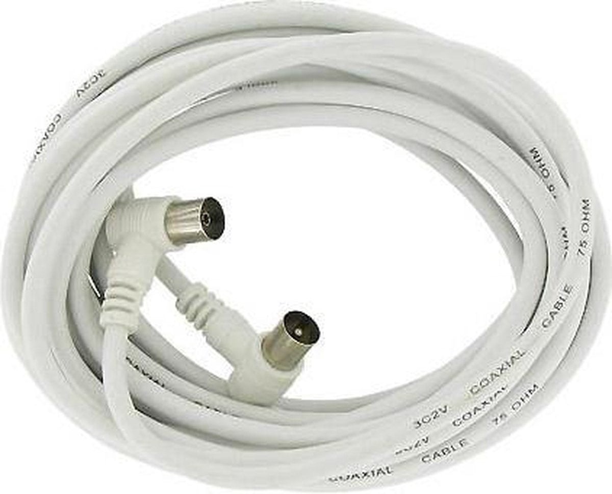 Kopp coax aansluitkabel 5 m