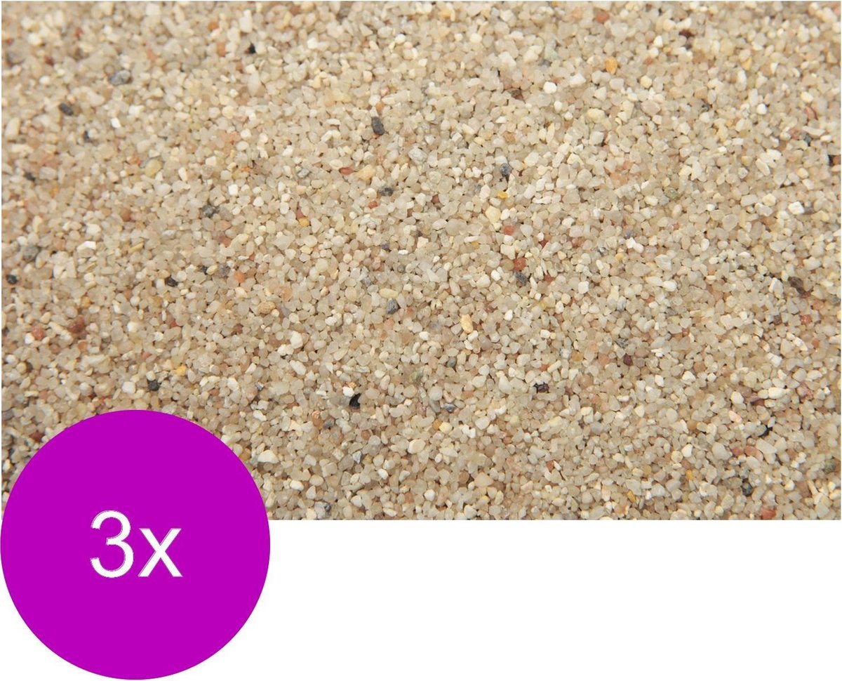 Vdl Aquariumgrind Loire 1-3 Mm Naturel - Aquarium - Siergrind - 3 x 10 kg