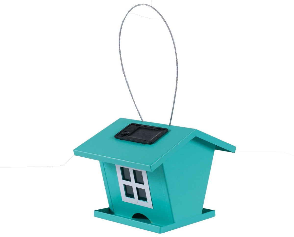 Voederhuisje darby groen 18cm - met licht!!!