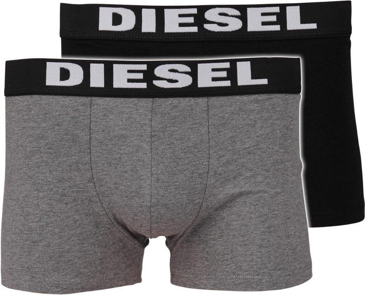Diesel - Heren Onderbroeken 2-pack boxers - Grijs - Maat XXL