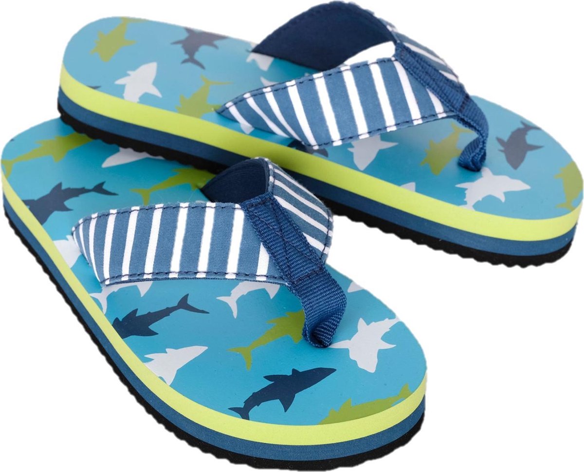 Hatley Jongens Flip Flops Great White Sharks