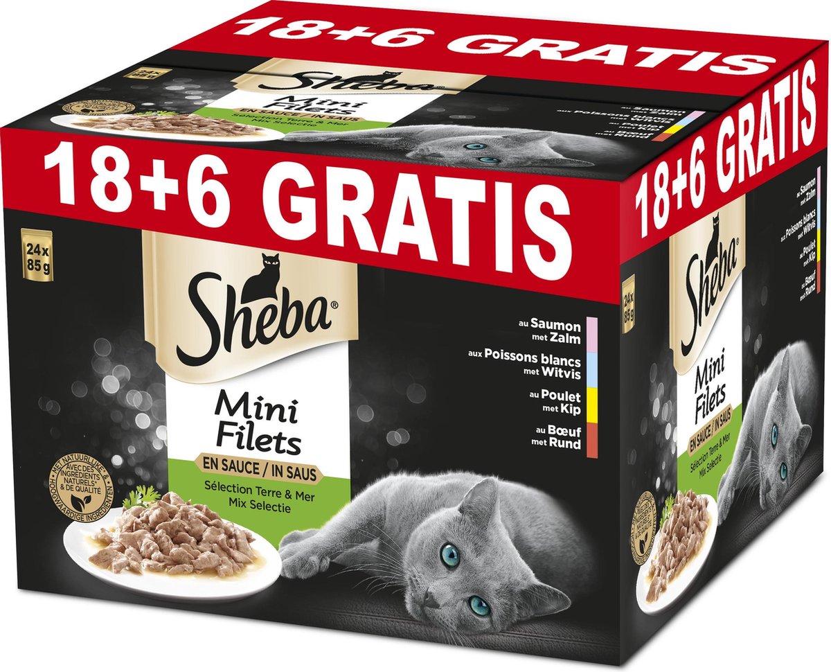 Sheba Pouch Terre&Mer 18+6 Promo Pack