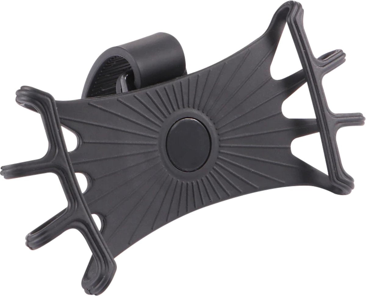 Fietshouder | Smartphone houder | Anti shock | Siliconen | Universeel | Zwart | Allteq