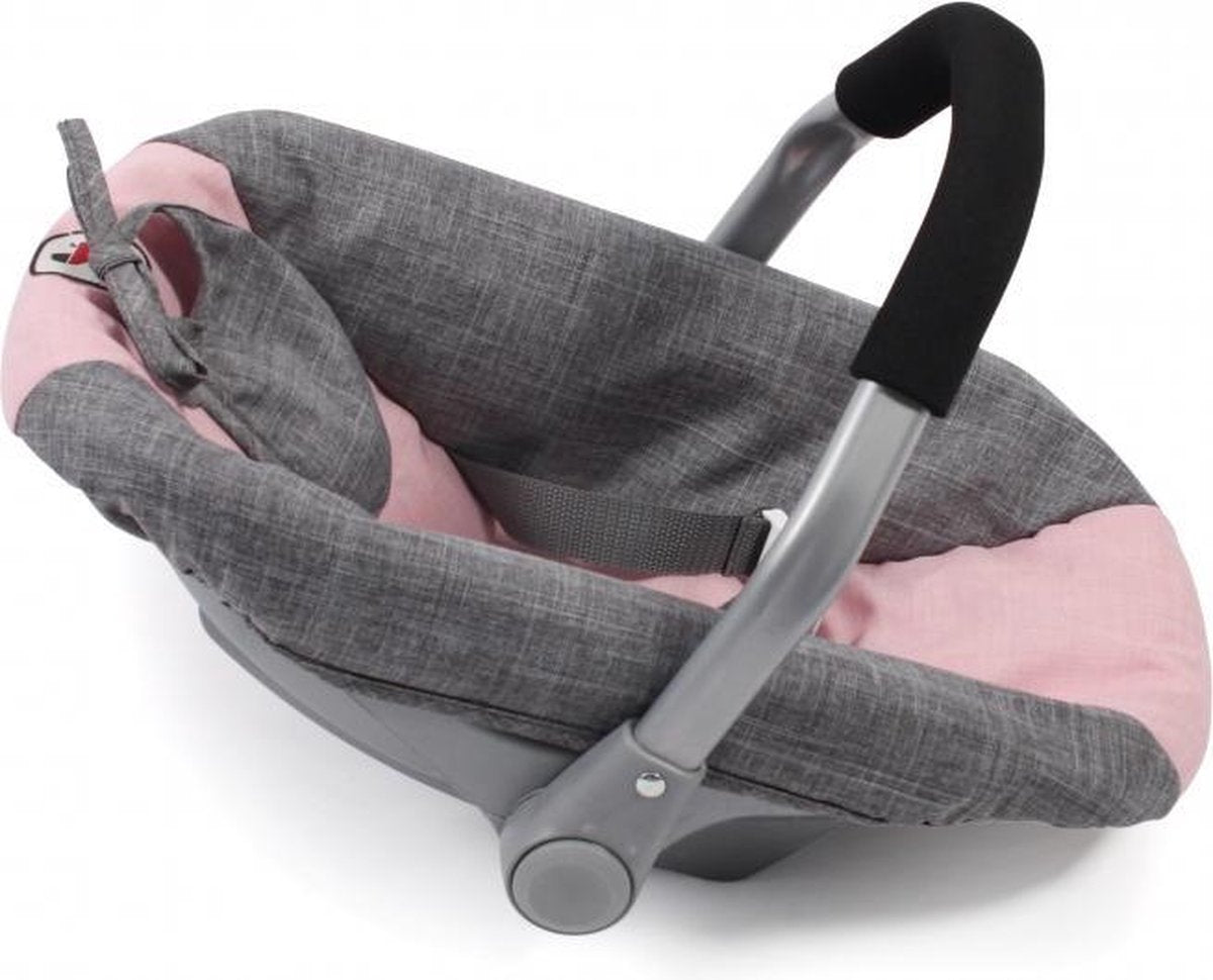 Bayer Chic Poppenautozitje (lichtgrijs/roze)