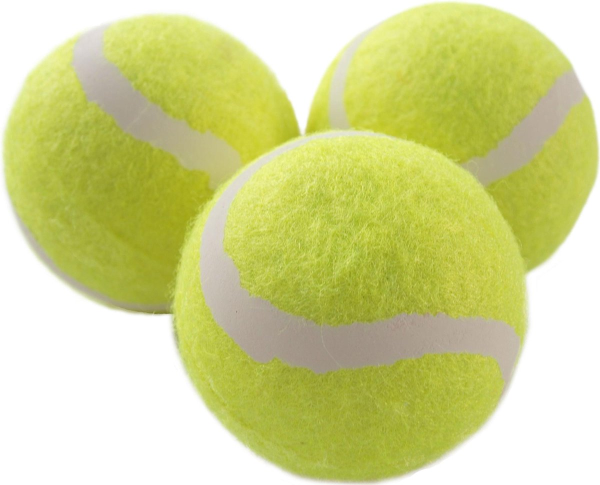 Happy People Tennisballen 6 Cm Geel 3 Stuks