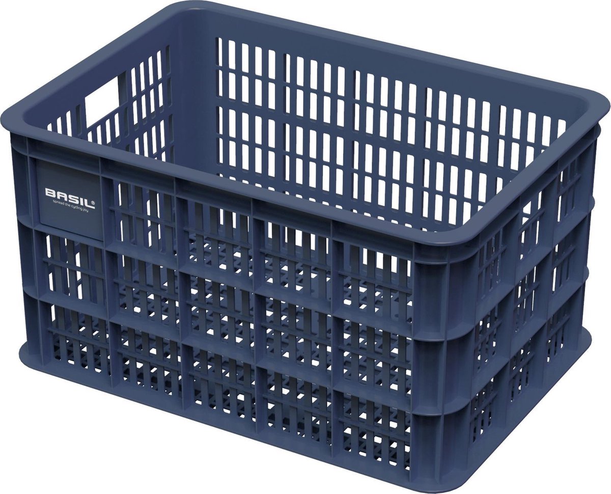 Basil Crate Fietskrat L - Large - Blauw - 50 Liter