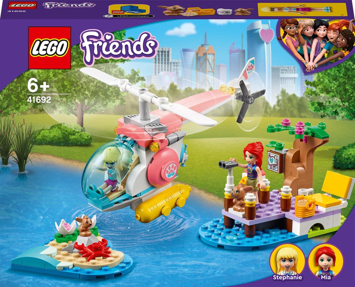LEGO Friends Dierenkliniek reddingshelikopter - 41692