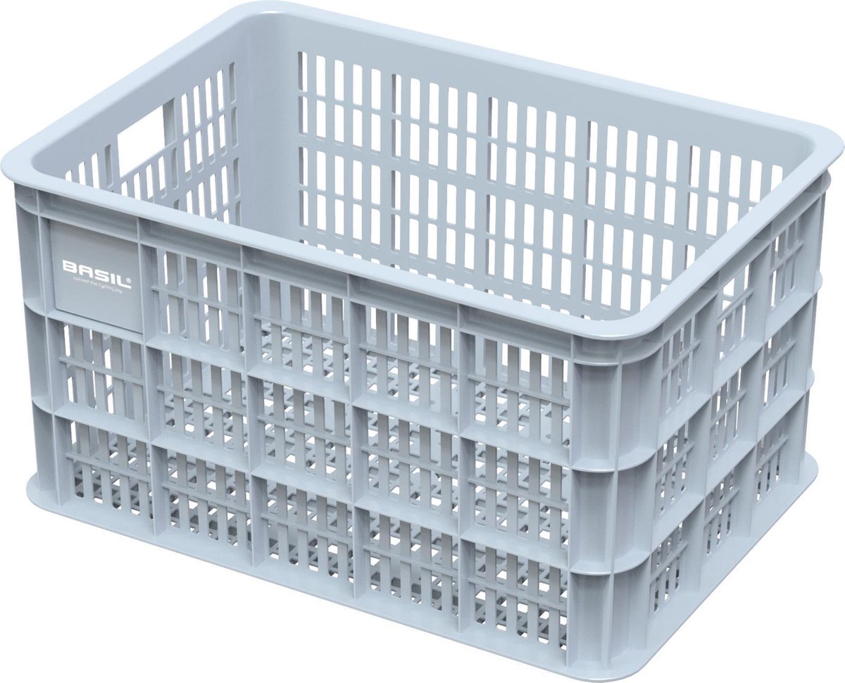 Basil Crate Fietskrat L - Large - Lichtblauw - 50 Liter
