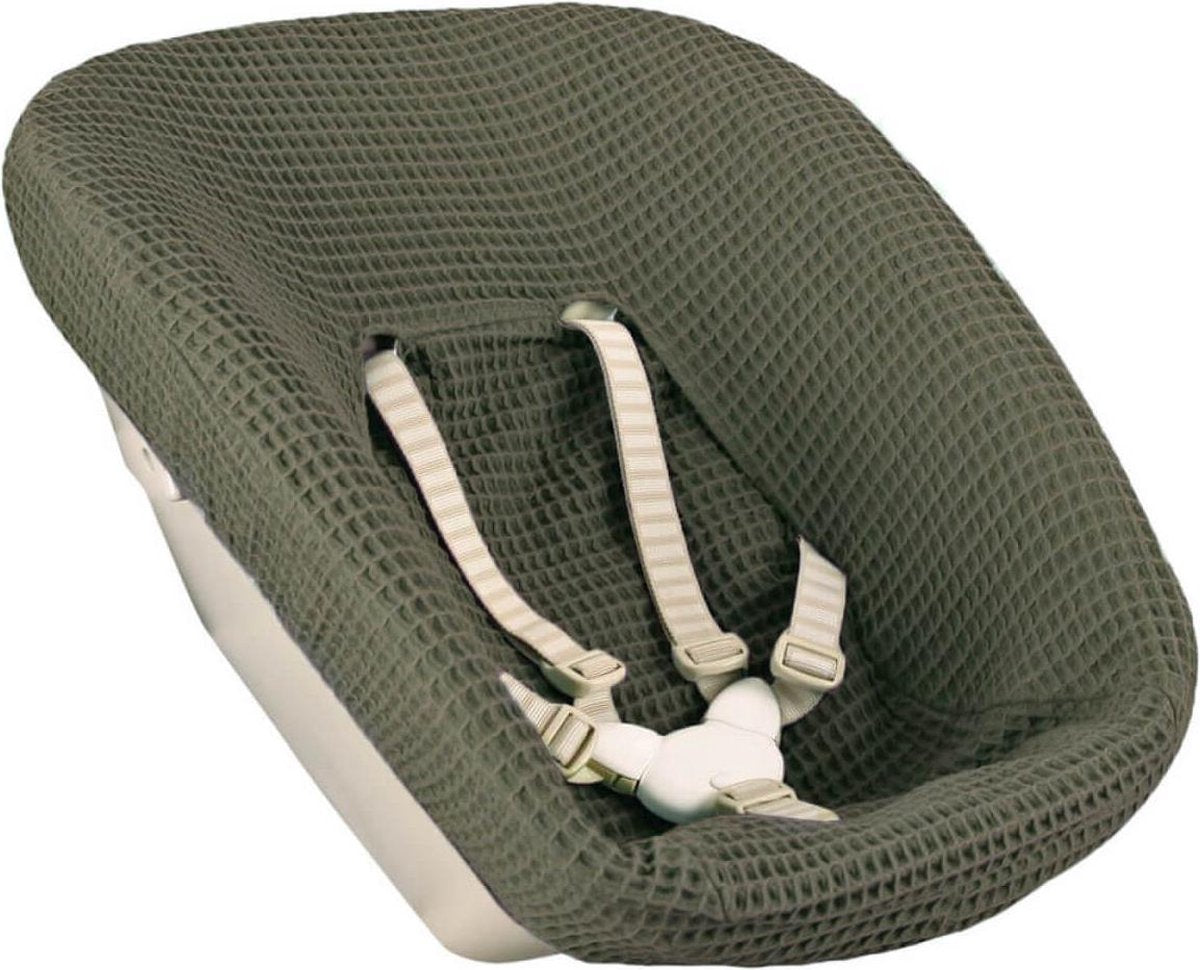Ukje Hoes voor Stokke Newborn Set TrippTrapp - Wafelstof - Groen