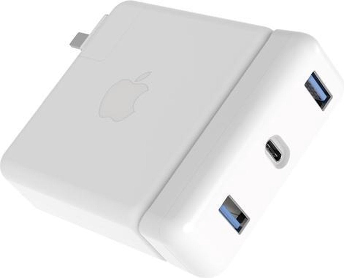 HYPER USB-C hub for Apple 61w poweradapter