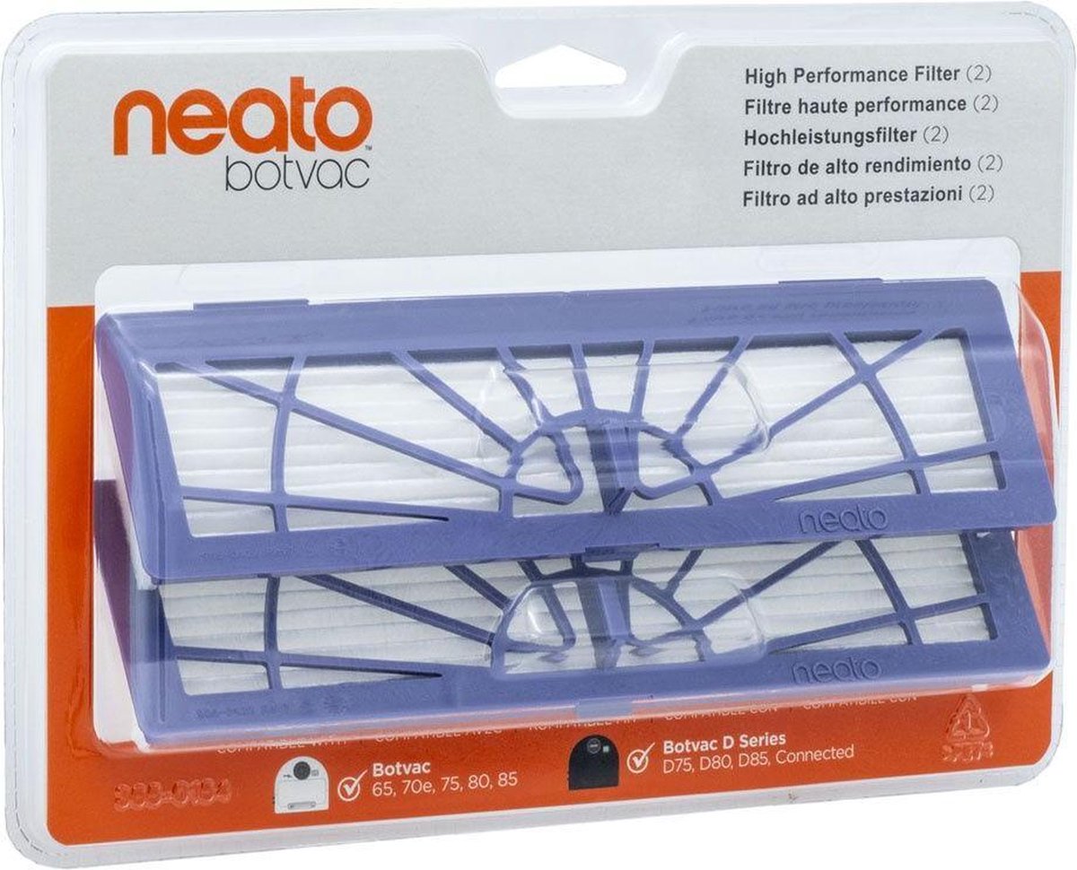 Neato Botvac D Series High Performance - Stofzuigerfilter - 2 stuks