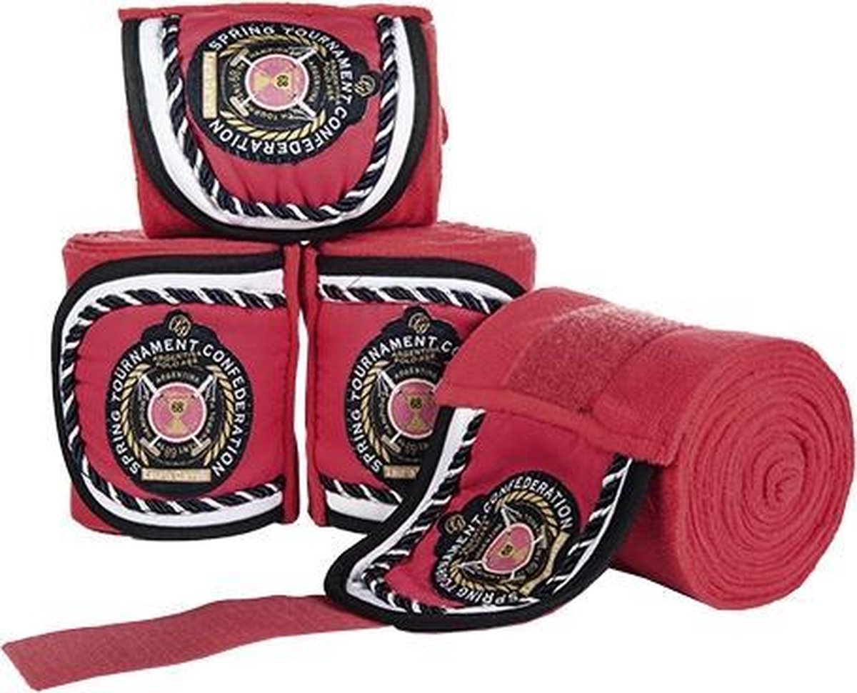 HKM Bandages -Polo classic- roze 300 cm