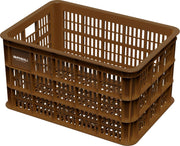 Basil Crate Fietskrat L - Large - Bruin - 50 Liter