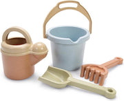 Dantoy 4-delige BIO zand & water set - BIO sand & water set gift box - 4 stuks - emmertje - gietertje - schepje - harkje - biologisch - speelgoed - spelen - strand - beach - vakantie - zand - water - kids - kinderen - beachset - strandset