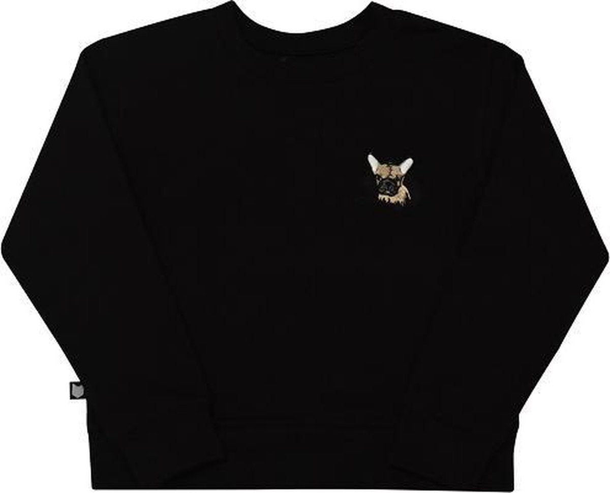 HEBE - sweater - zwart - Maat 122/128