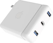 HYPER USB-C hub for Apple 87w poweradapter