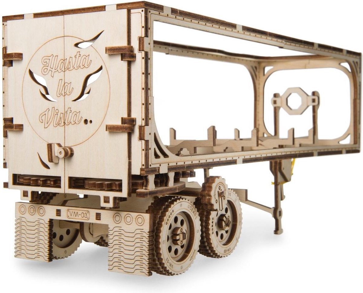 Ugears Houten Modelbouw - Heavy Boy Truck Trailer VM-03