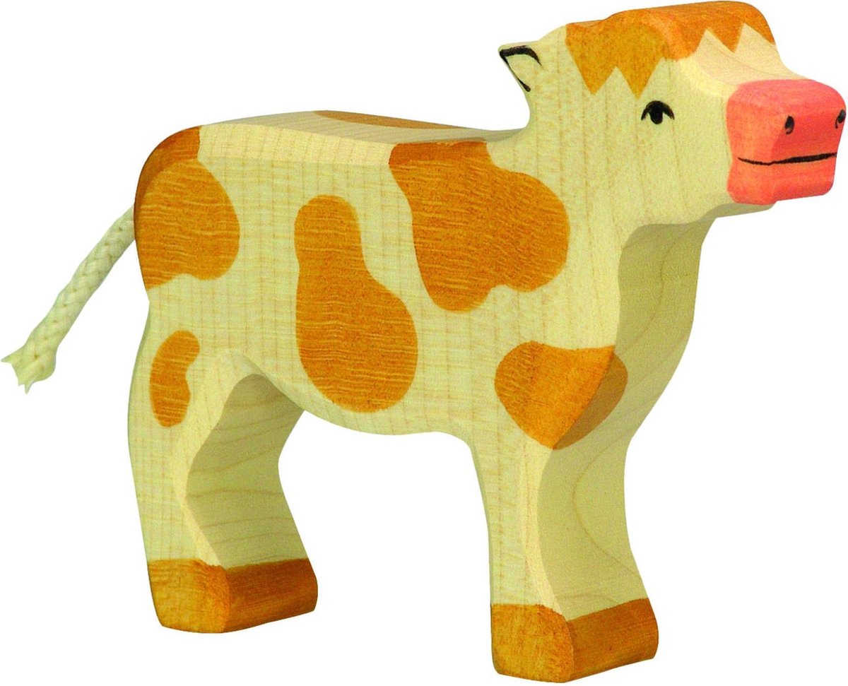 Holztiger Houten Boerderij: Staand Kalf Bruin
