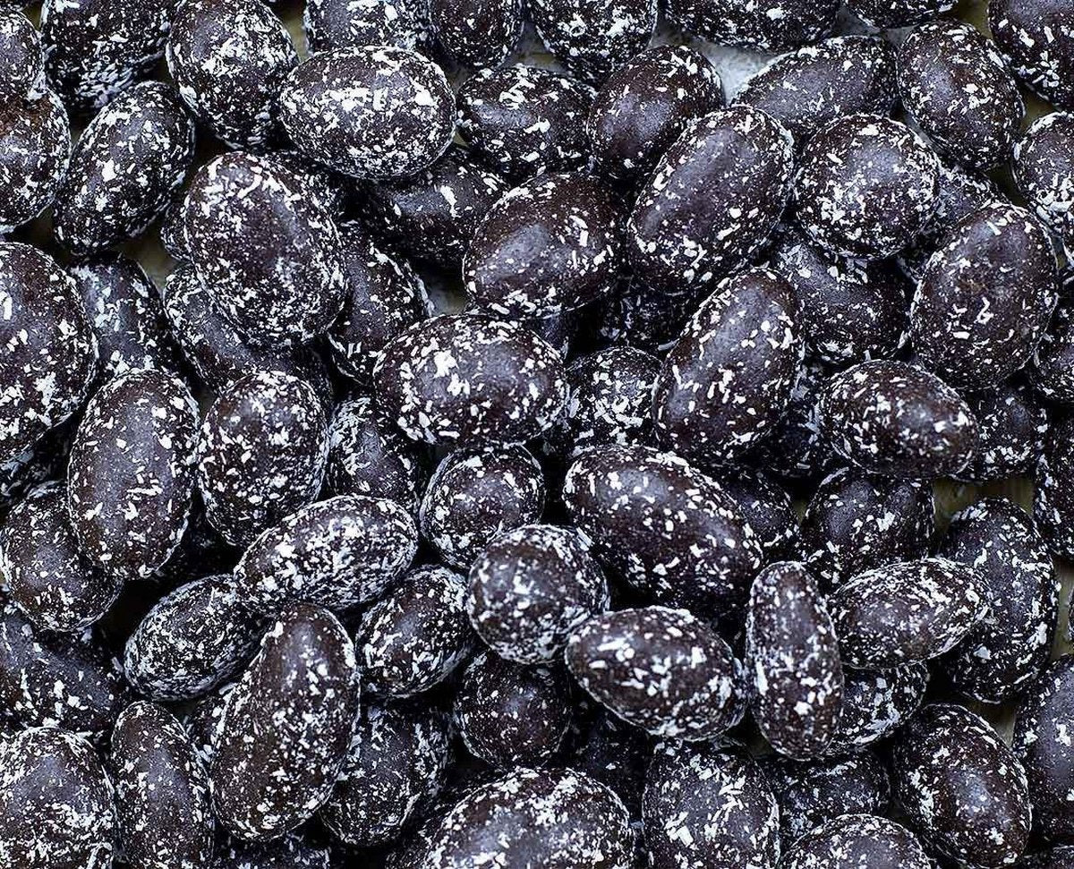 Pure Chocolade Amandelen Met Kokos Snippers 1 Kilogram - Biologisch - Glutenvrije Chocolade - Lactosevrij