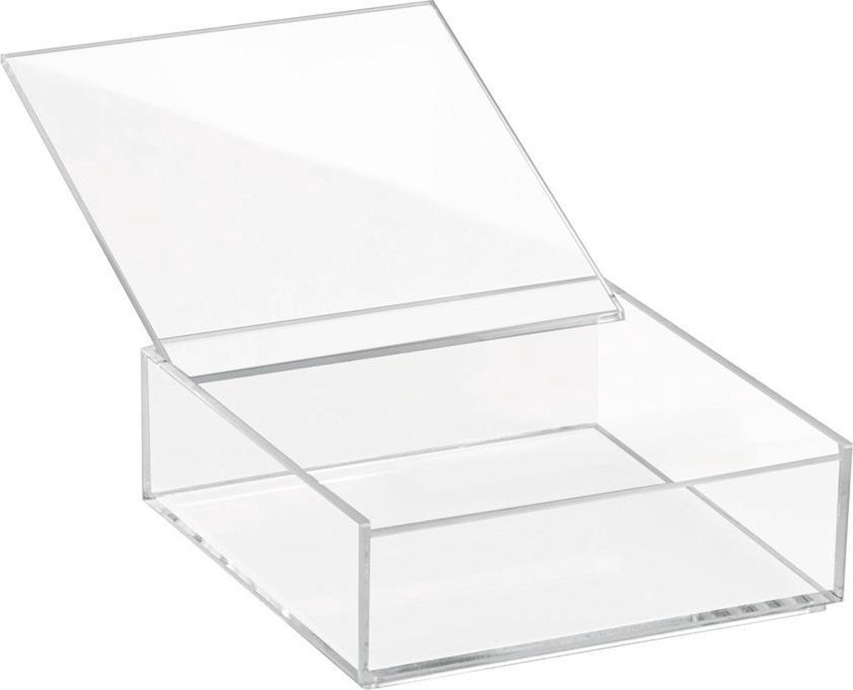 Opbergbakjes transparant met deksel iDesign - Clarity