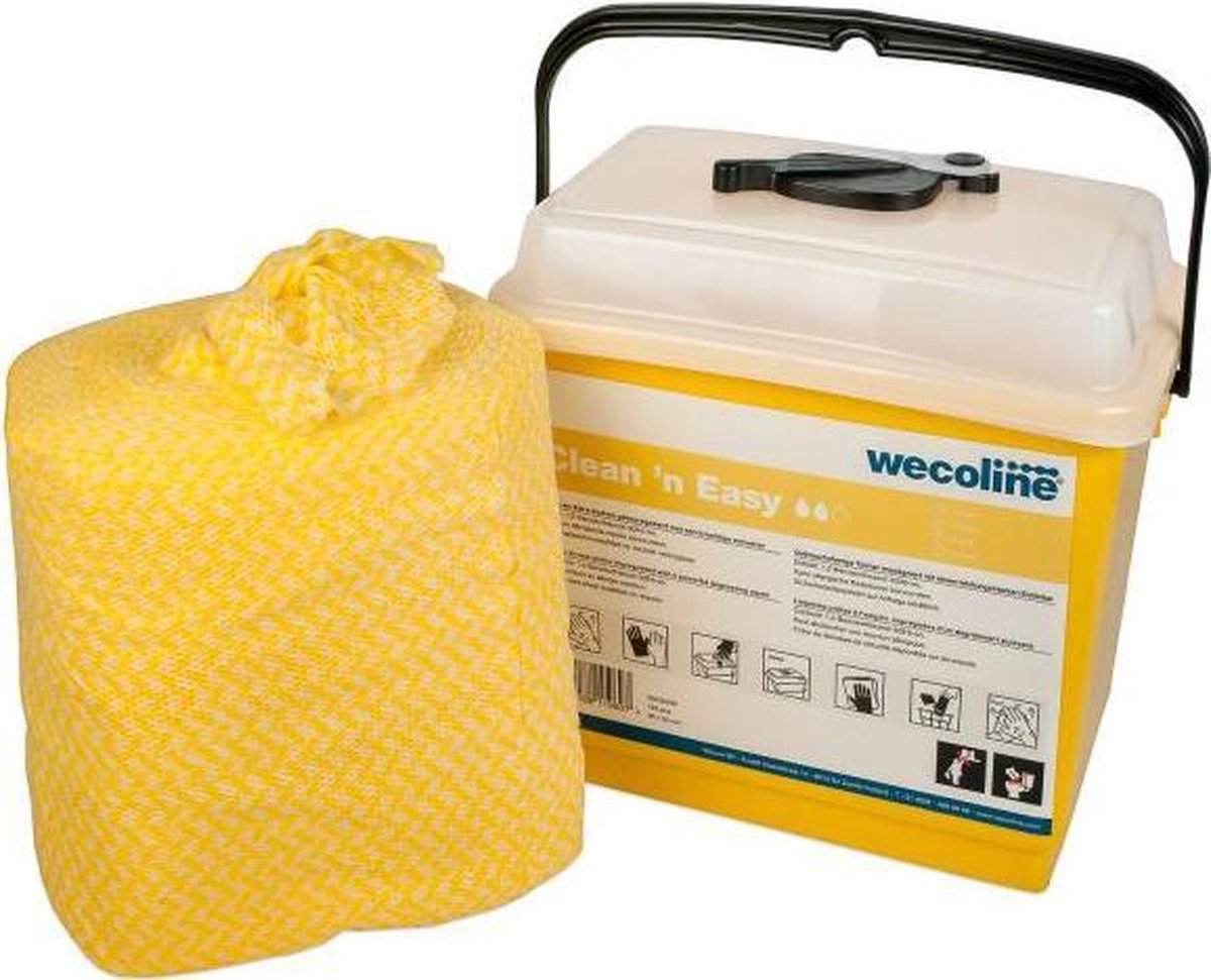 Wecoline | Clean 'n Easy | Keuken reinigingsdoeken| geel