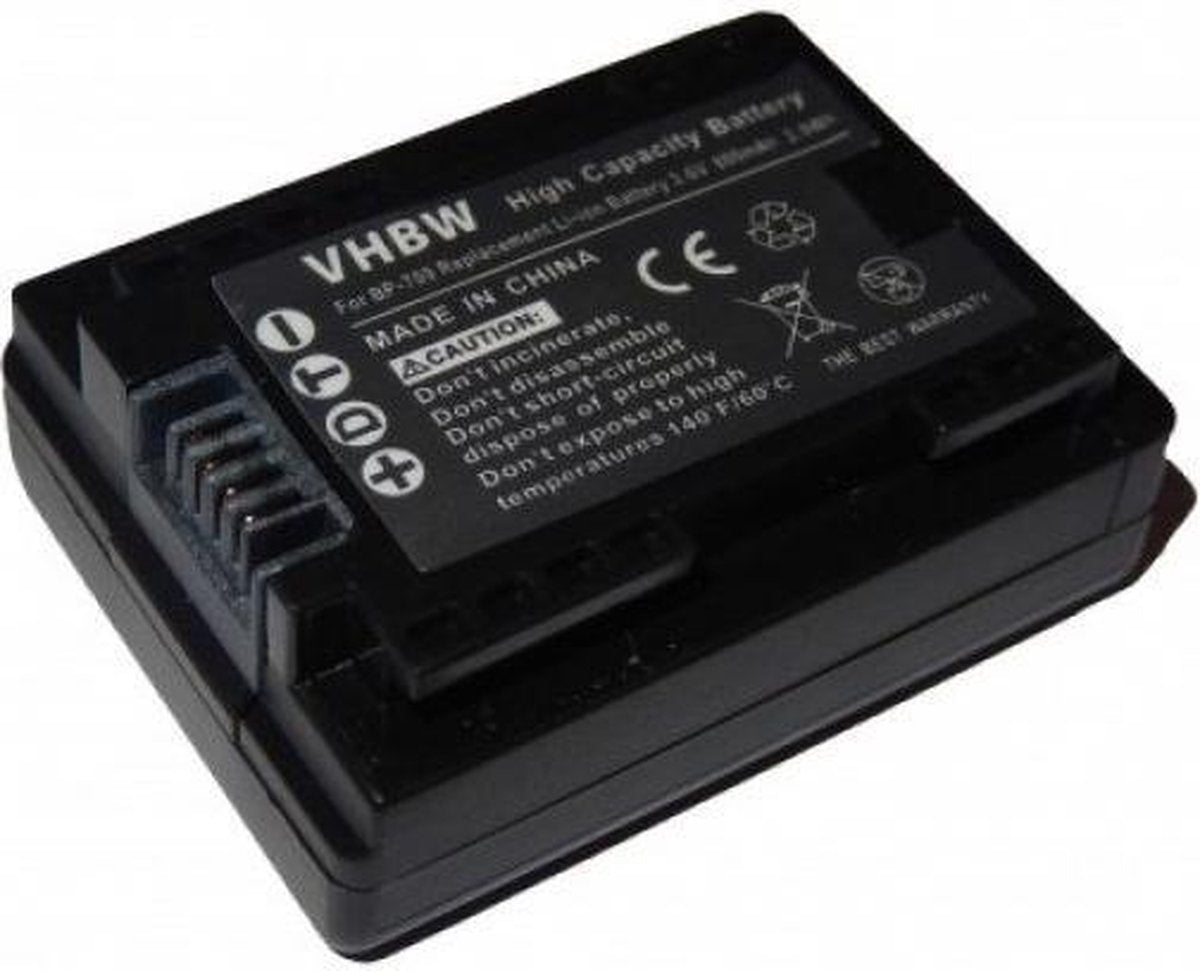 VHBW Camera accu compatibel met Canon BP-709 / 800 mAh