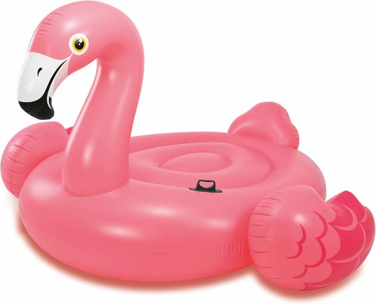 Luchtbed Mega Flamingo - Vinyl - Roze - 218 x 211 x 136