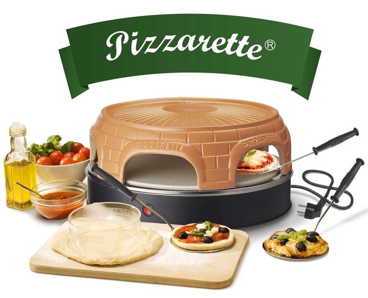 Emerio PO-116100.1 - Pizzarette - 6 personen