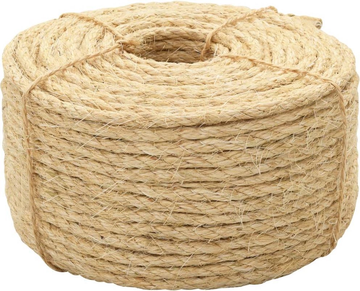 Touw 8 mm 100 m 100% sisal