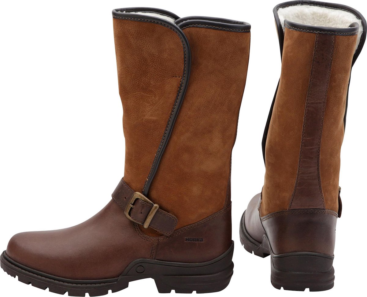 Horka Outdoorlaarzen Chesterfield Unisex Bruin Maat 38