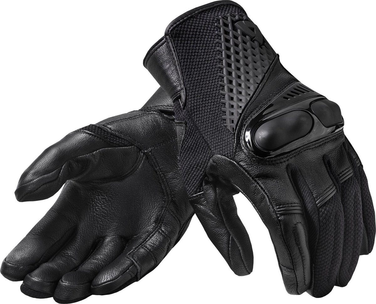 REV'IT! Echo Black Motorcycle Gloves XL