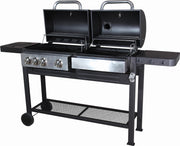 BBQ met twee grillzone's | gas + steenkool