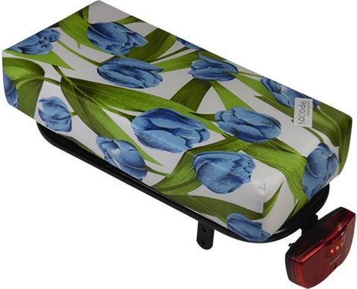 HOOODIE Big Cushie Tulips Blue