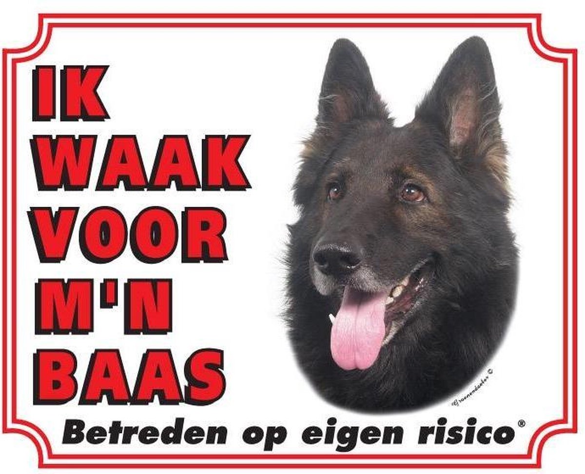 Groenendaeler Waakbord - Ik waak voor mijn baas