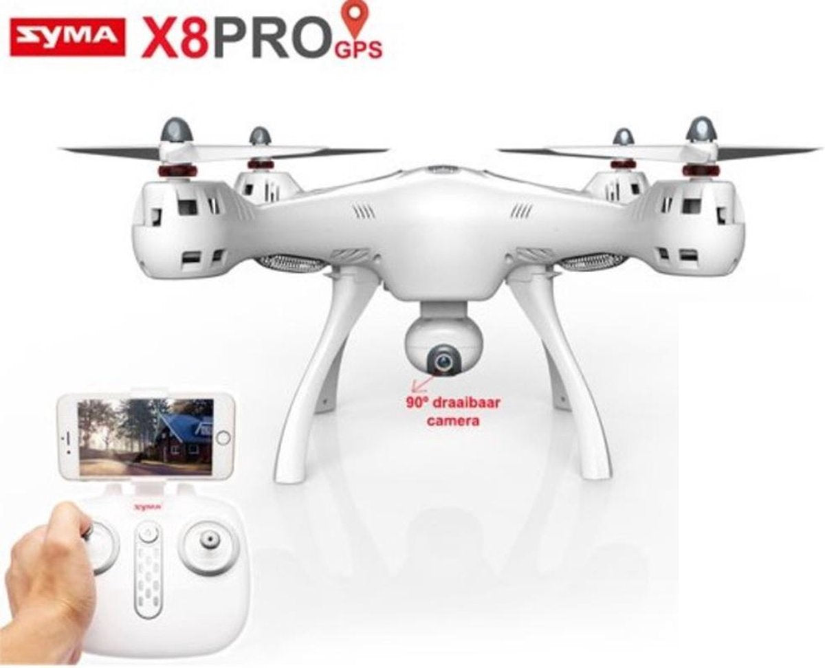 Syma X8 Pro GPS - FPV live Draaibaar camera -Upgrade Versie