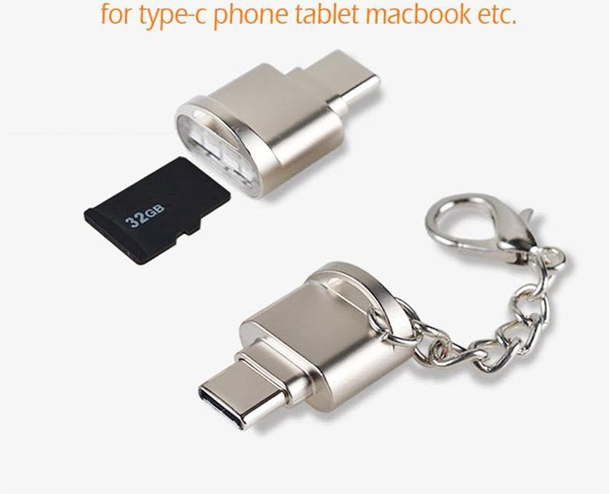 Usb C USB3.1 Kaartlezer - micro SD kaartlezer