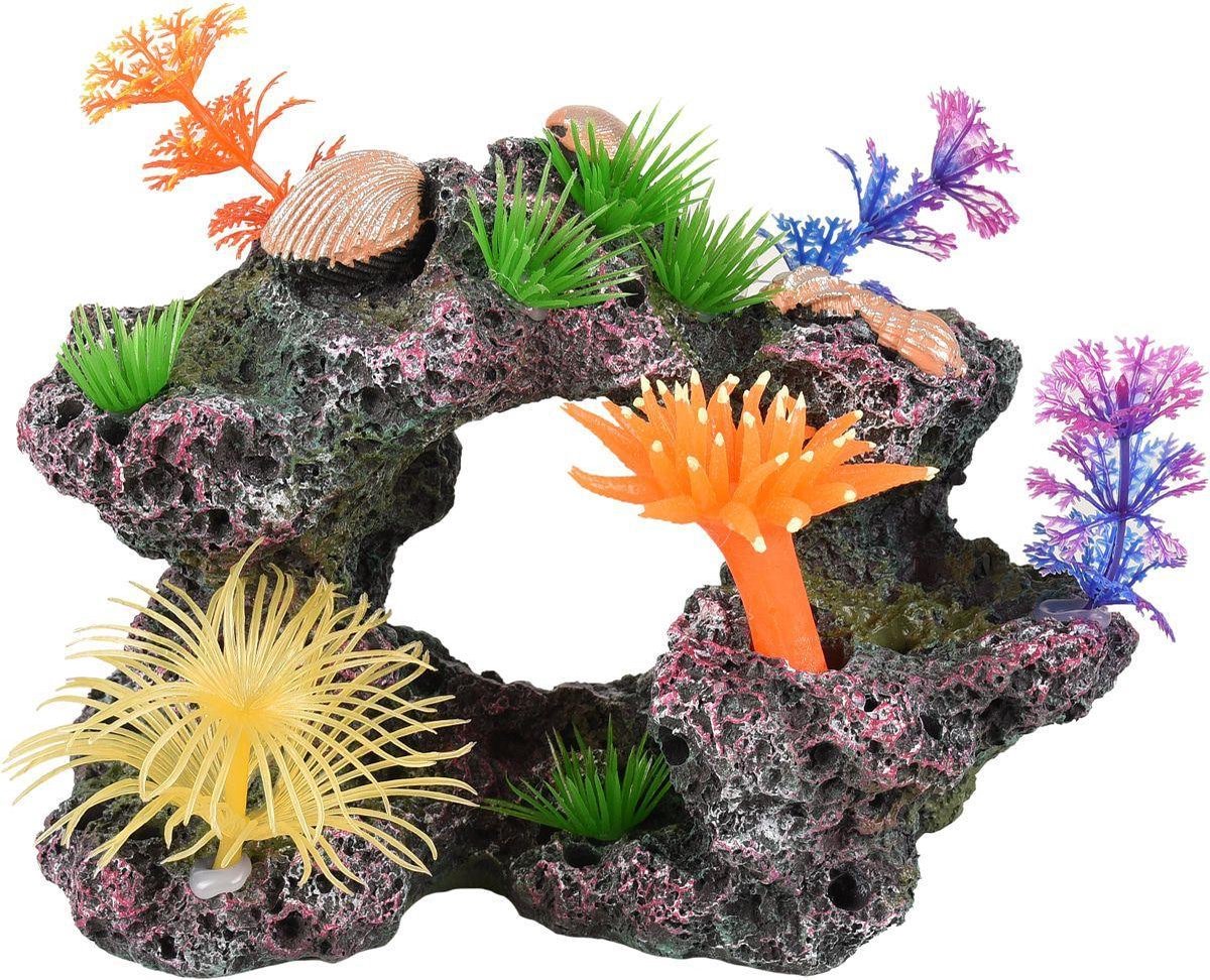Aquarium Koralia koraalrots - Grijs - 17.5 x 14 x 13.5 cm