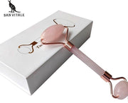 San Vitale® –LUXE Rose Quartz – Gezichtsroller – Facial Massage – Gezichtsmassage – Huidverzorging – Verzorgingsritueel – Massage roller - Gua Sha