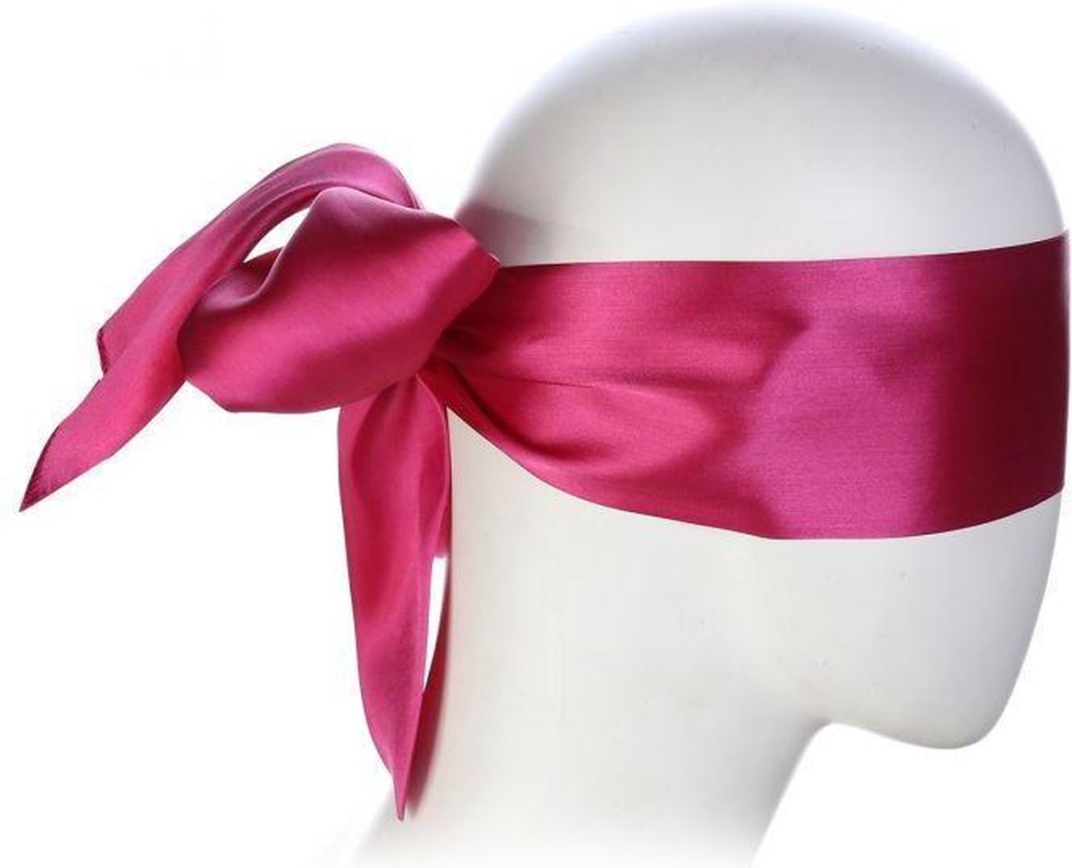 Kiotos Blinddoek van roze satijn