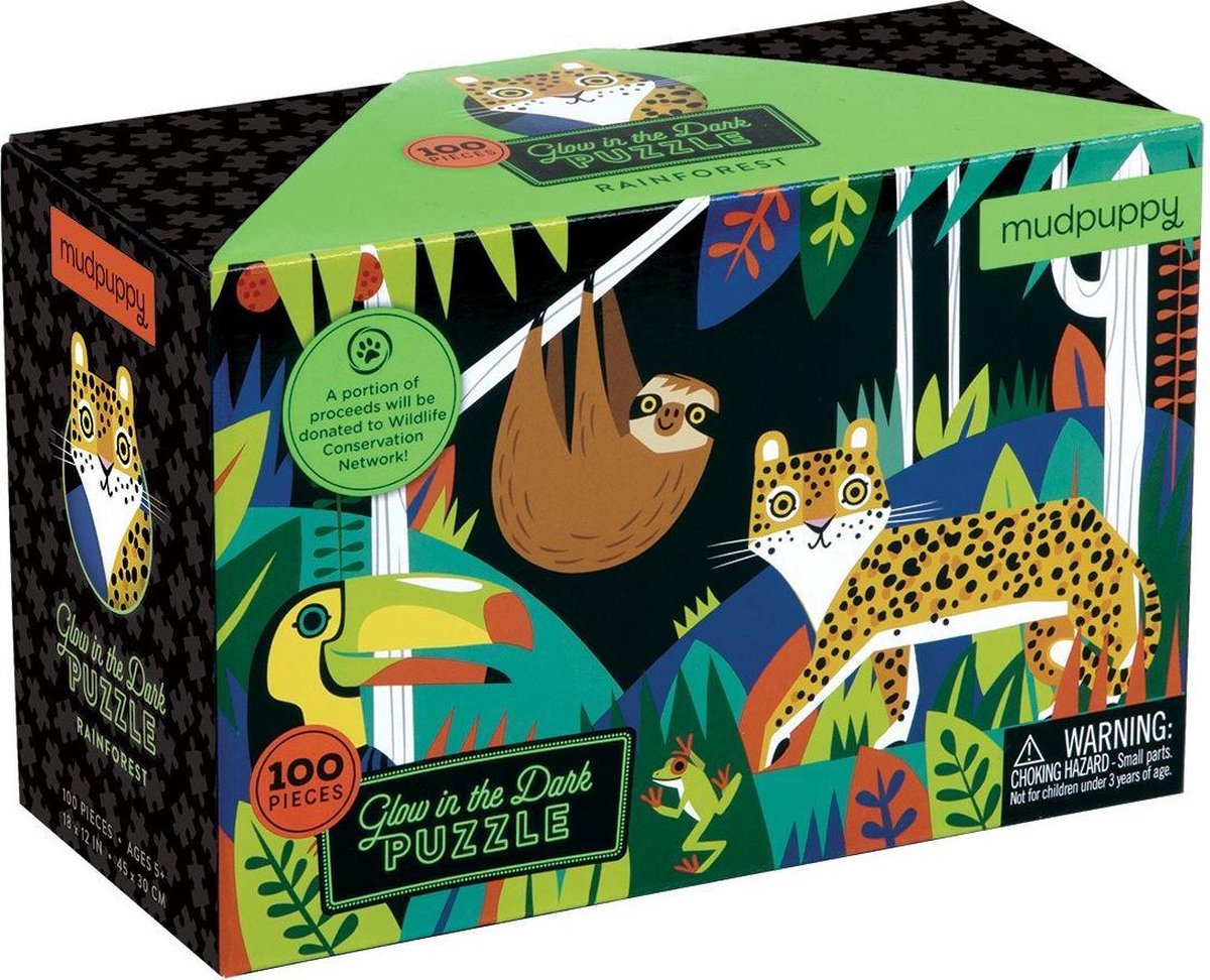 Jungle puzzel glow in the dark - Mudpuppy