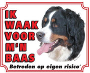 Waakbord 22 Berner Sennen 20x25cm