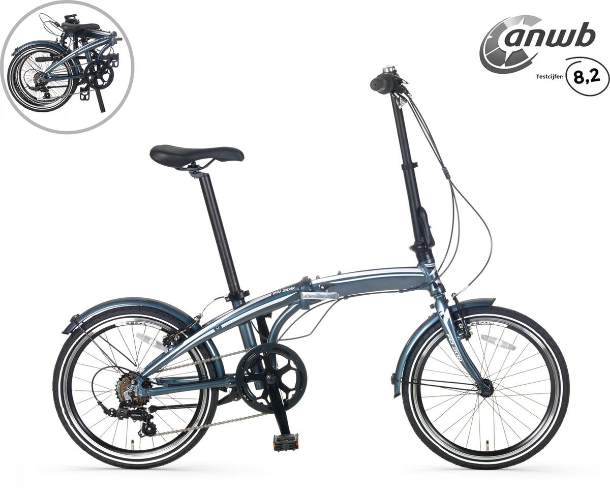Popal Subway F209 Vouwfiets - 20 inch - Zilver