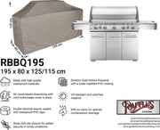 Barbecue afdekhoes 195 x 80 H: 125/115 cm RBBQ195