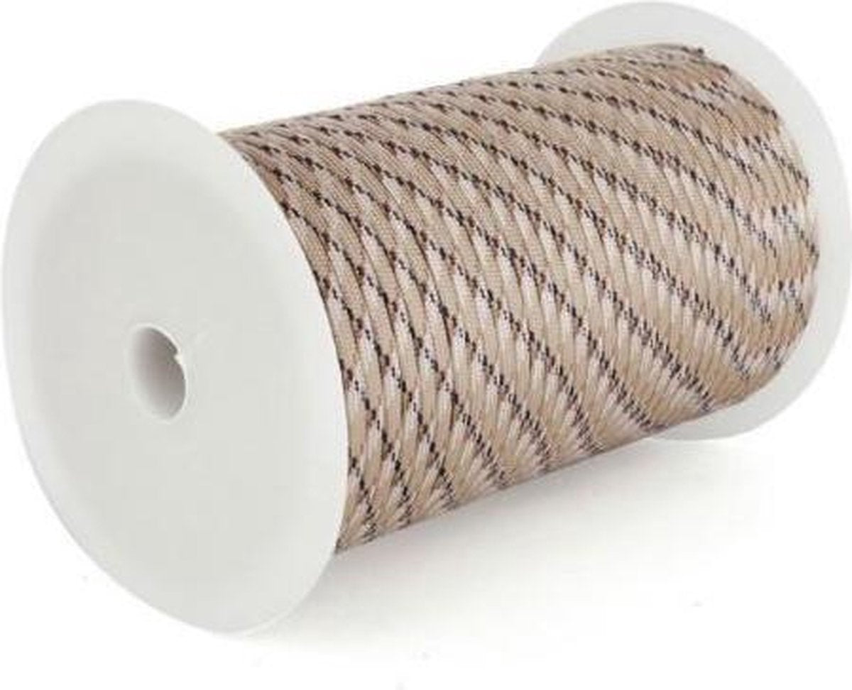 Allesvoordeliger Paracord 4 mm - 9 core - 5 meter - Desert Camo