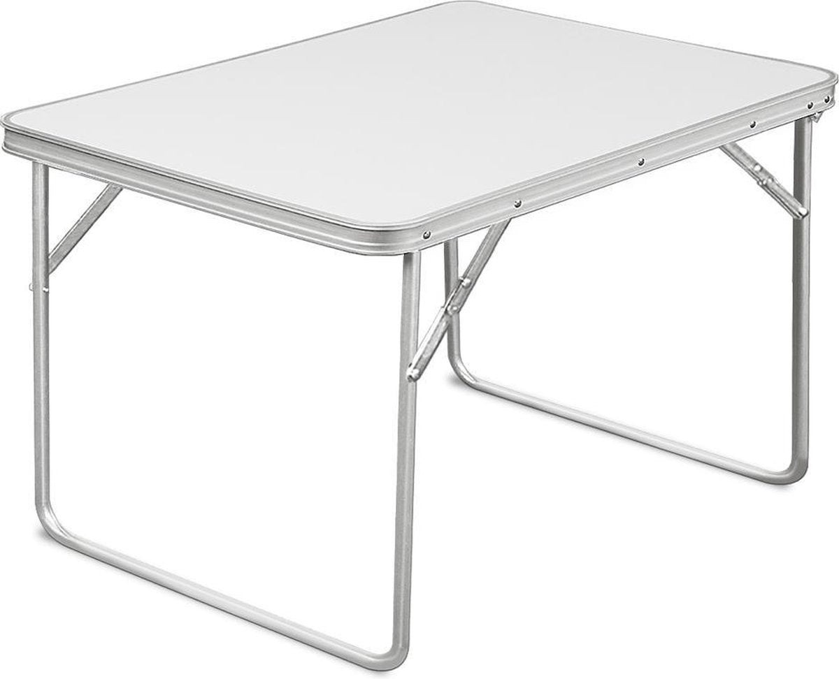 Aluminium inklapbare tuintafel campingtafel 80x60x68 cm