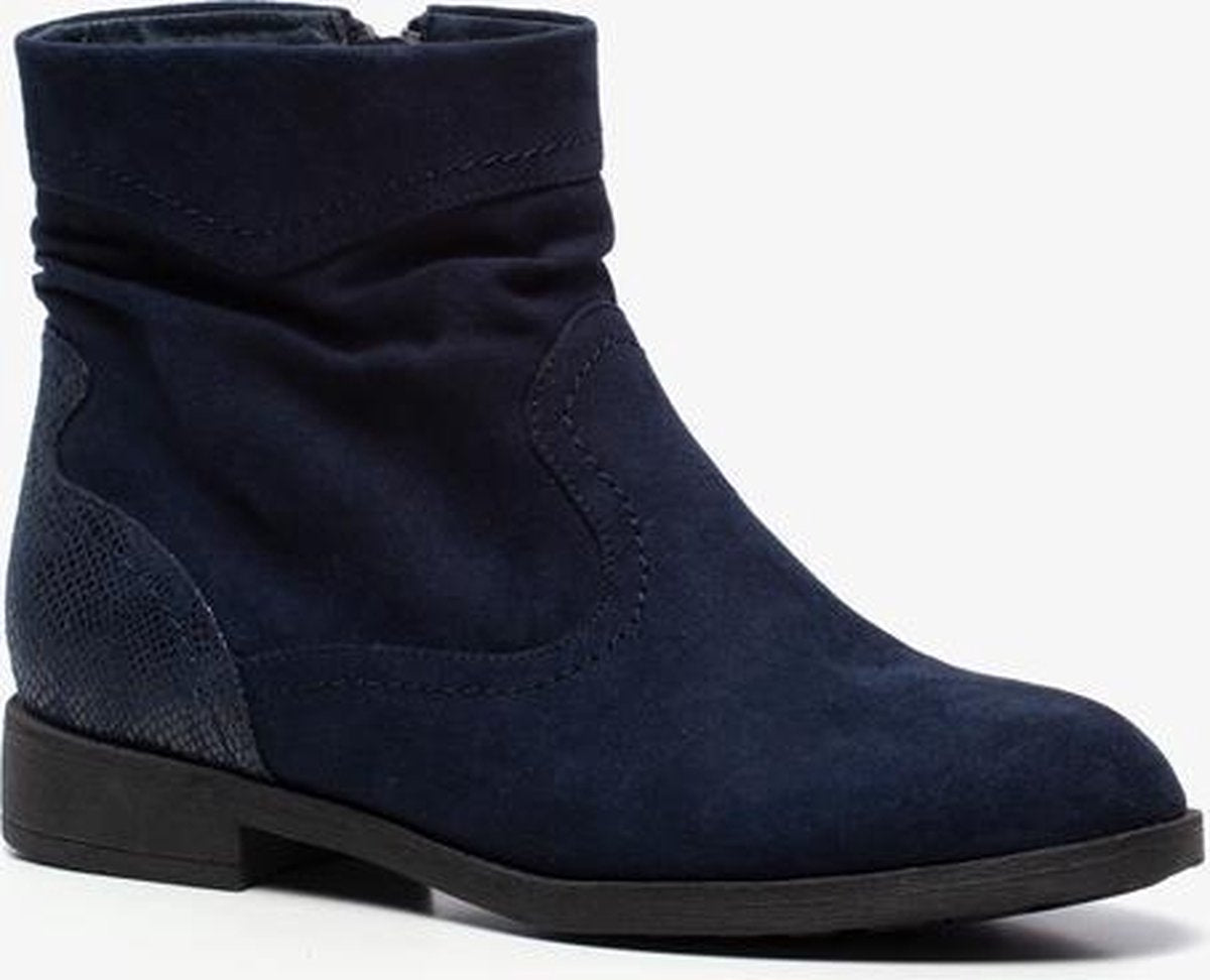 Blue Box dames enkellaarsjes - Blauw - Maat 42