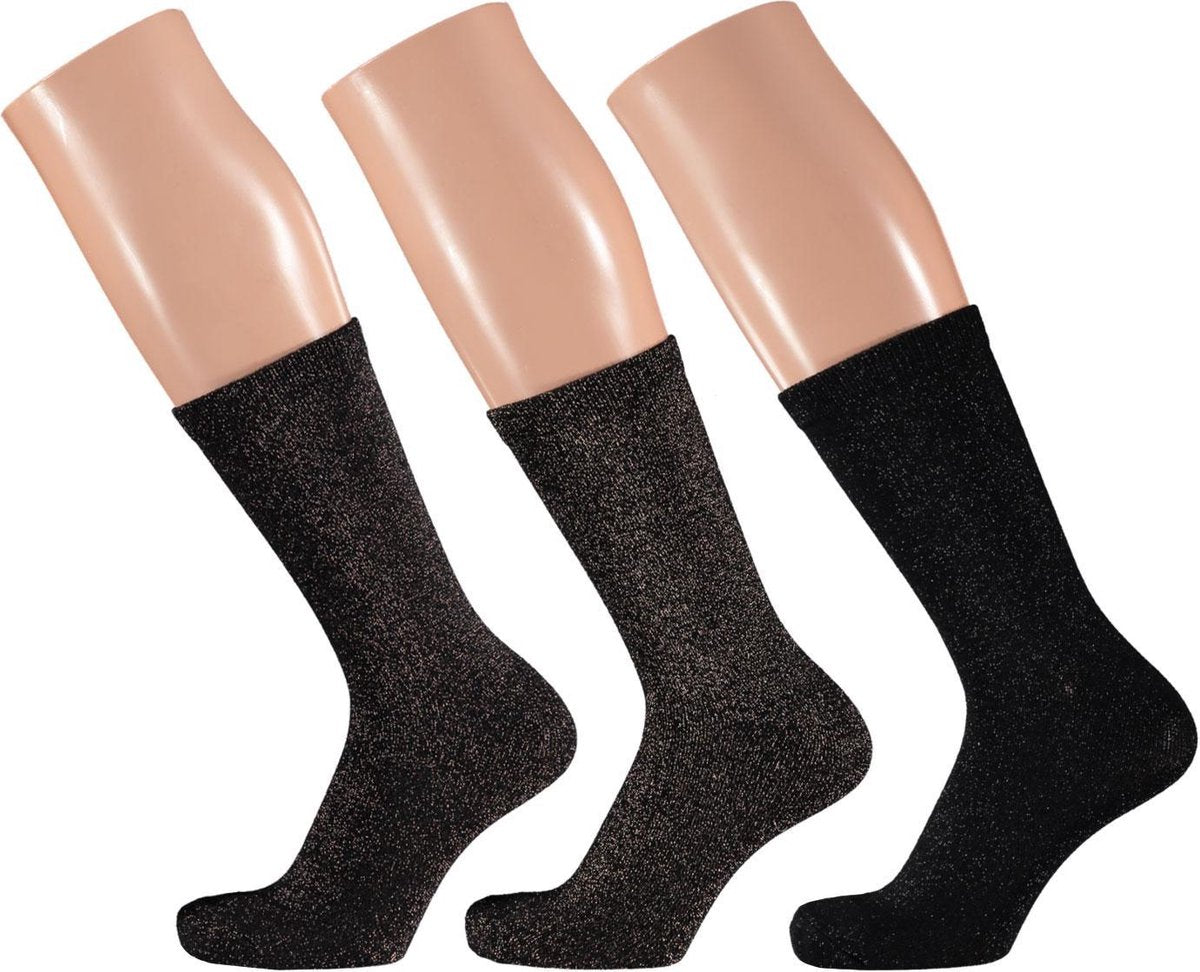 Apollo Giftbox 3P Sokken Black - Maat One size