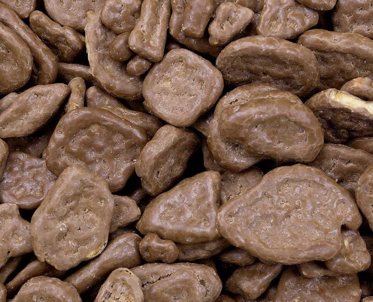 Bananen Chips In Melk Chocolade 1 Kilogram - Biologisch - Glutenvrij  Chocolade